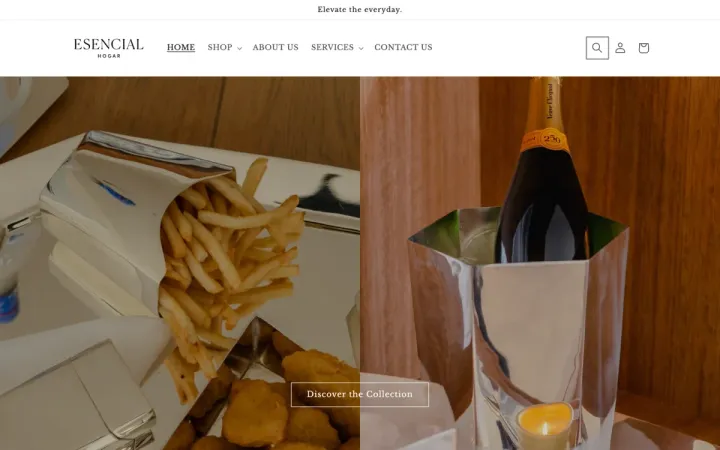 Esencial Hogar website