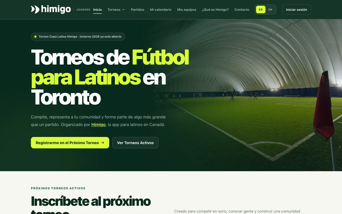 Himigo Leagues website