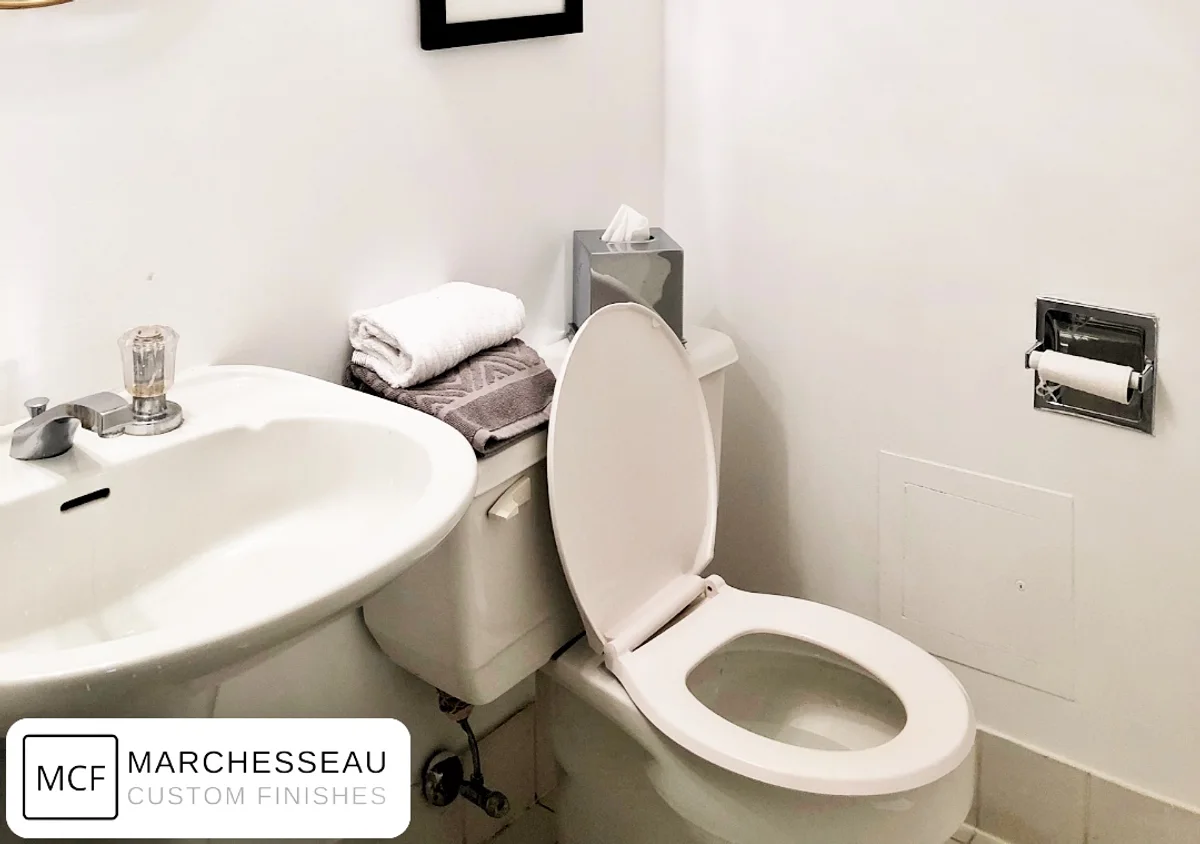 Bathroom refresh, after