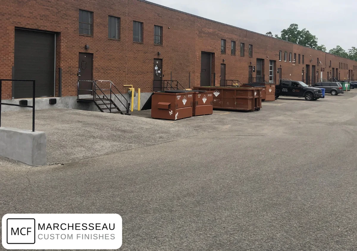 Commercial exterior, before