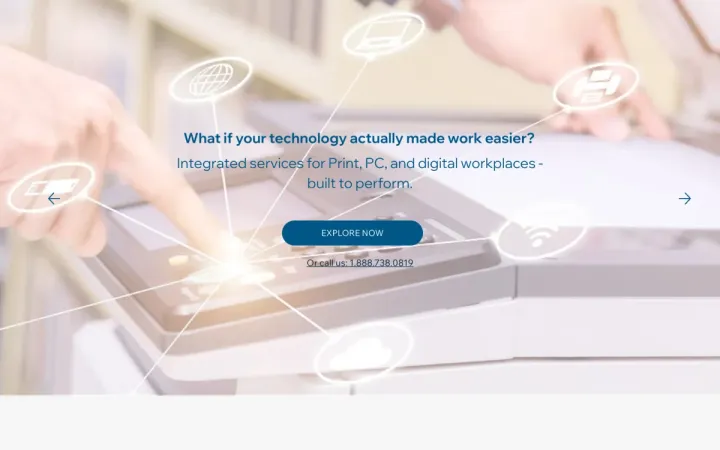 QRX Technology website on a laptop