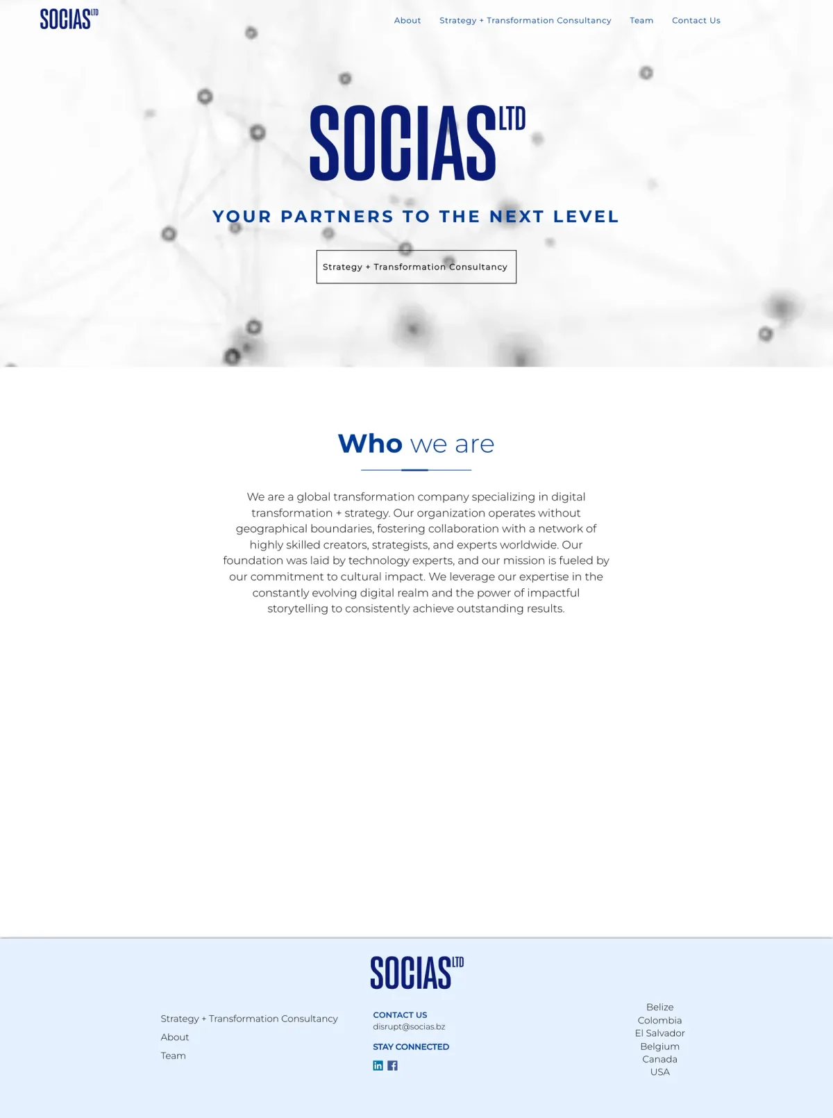 Socias website