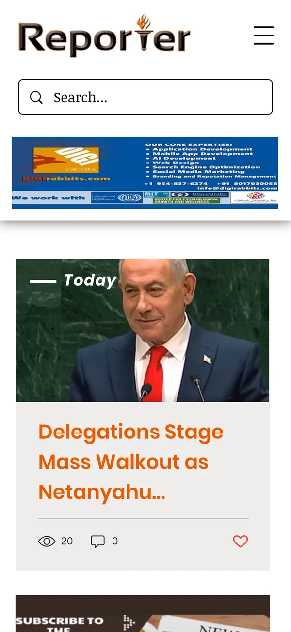 The Reporter website