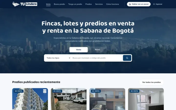 Tulindero website