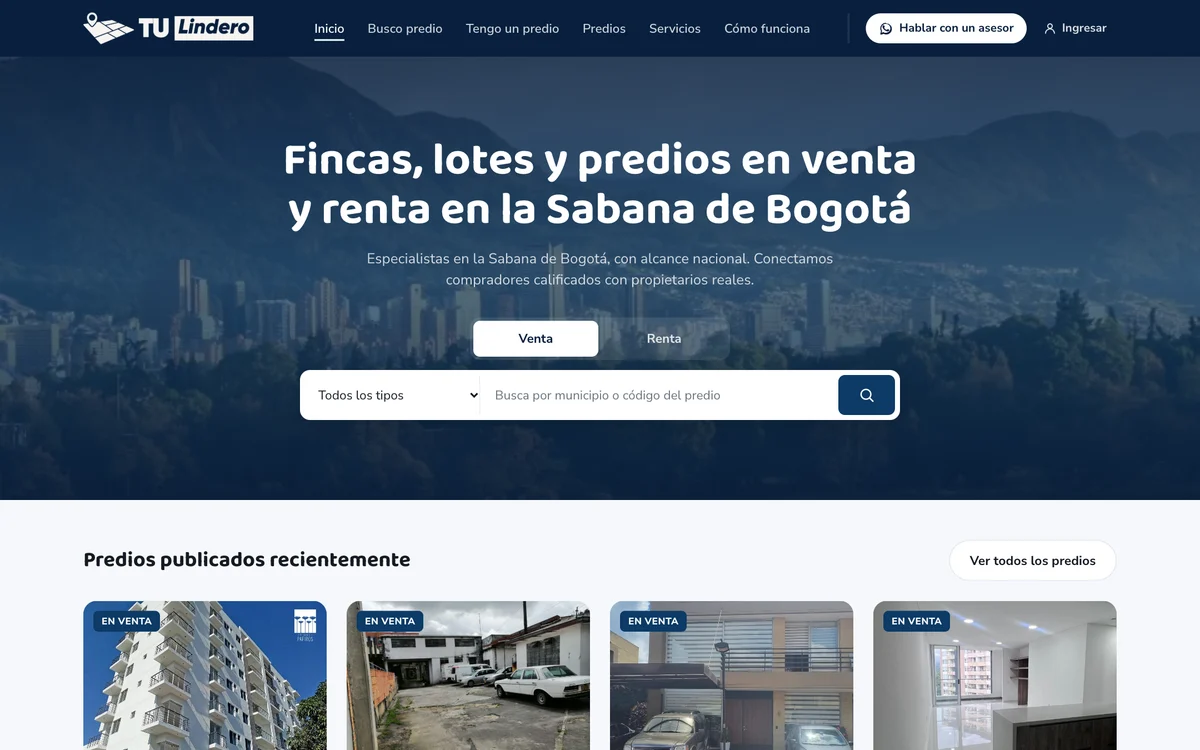 Tulindero website